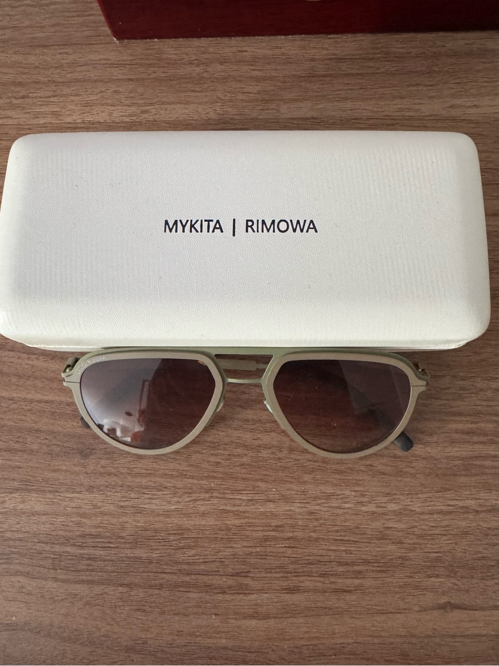 MYKITA x RIMOWA MR006 Sunglasses C386 Olive Green 53-19-140 Made in Germany